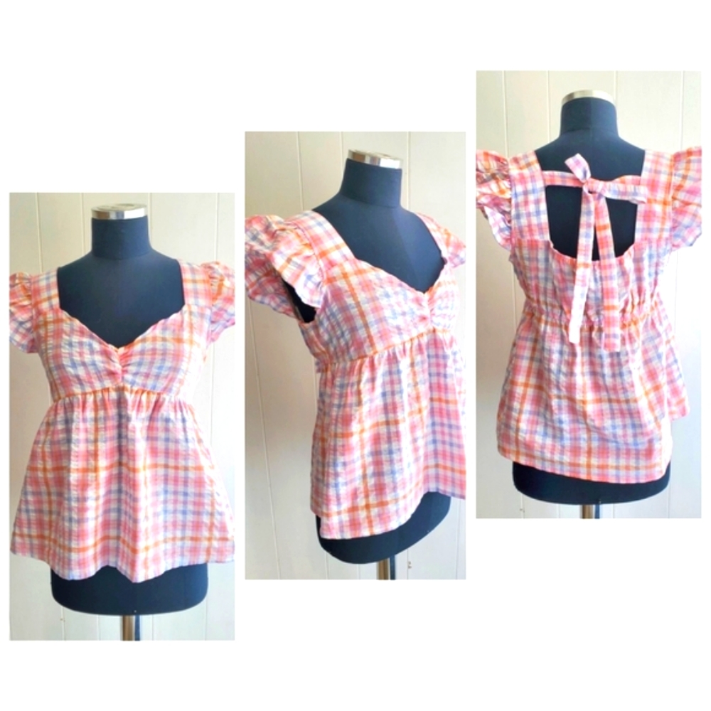 Gingham Blouse